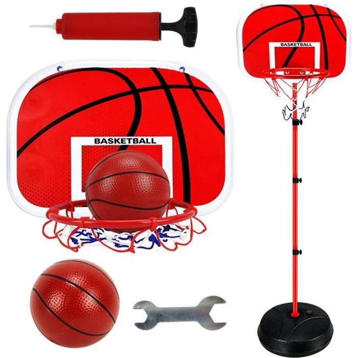 Panier de Basketball Poteau en Métal pour Enfants Hauteur Ajustable  73-170CM - Cdiscount Sport