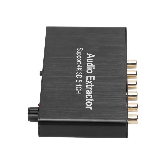 Convertisseur Audio 5.1 DTS Dolby - Décodeur HDMI Vers Analogique, Pour Home Cinéma Et Systèmes Audio Multiroom