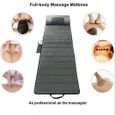 Matelas de massage Chauffant avec 10 Moteurs Vibrants, Massage pour tout le corp Relaxation des Maux Musculaires-1