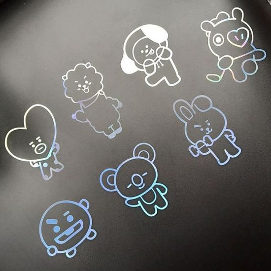 1pc Kpop Bts Bangtan Boys Bt21 Dessin Anime Mignon Autocollant Telephone Ordinateur Portable H03 Achat Vente Sticker Scrapbooking 1pc Kpop Bts Bangtan Boys B Cdiscount