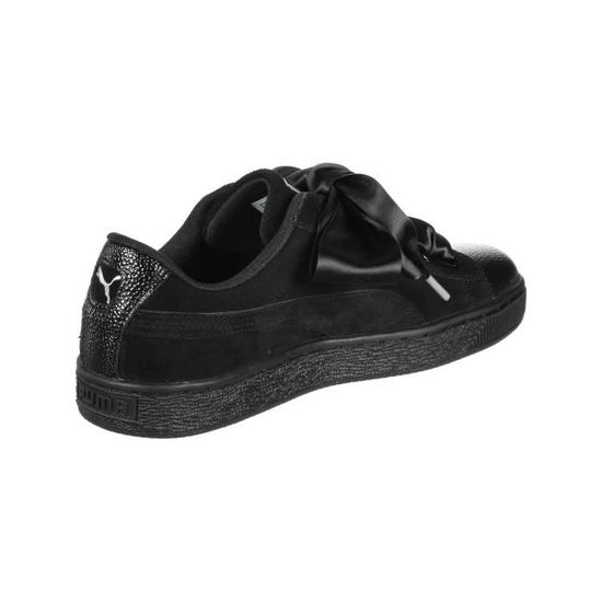 puma heart bubble noir