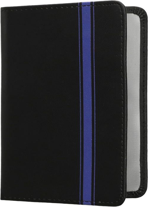 COL Porte Papier Moto Bleu Marine - Étui Permis De Conduire, Carte Grise Et Assurance - Fabrication Française