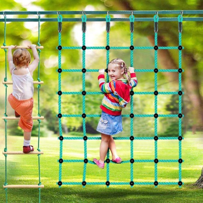 Filet de hamac multi-usages en nylon à haute intensité pour l'amusement extérieu Filet de hamac multi-usages en nylon à haute intensité pour l'amusement extérieu