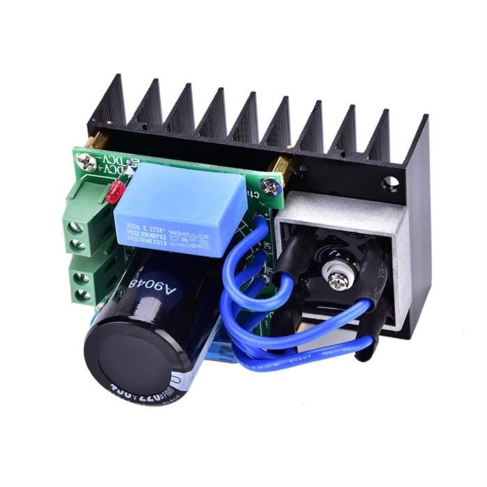 Carte D'Alimentation Filtre Redresseur 8A Avec LED Rouge - Conversion AC Vers DC
