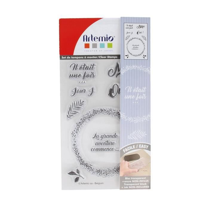 Set de tampons transparents A5 Floral Ornament de Stieber Stempeln Set de tampons transparents A5 Floral Ornament de Stieber Stempeln