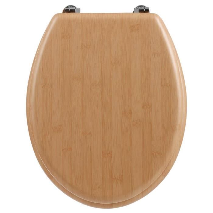 Abattant WC imitation bambou Autres Cacao Cdiscount Bricolage