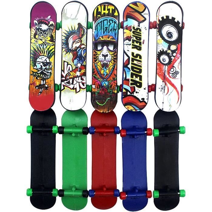 Set De 18 Mini Jouets Fingerboard - Skateboards, Vélos, Trottinettes Pour Doigts - Cadeau Fun Et Anti-stress