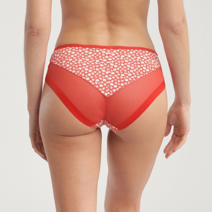 Slip Microfibre DIM Generous Auw retro daisy Orange Femme Adulte Auw retro daisy Cdiscount Pret a Porter