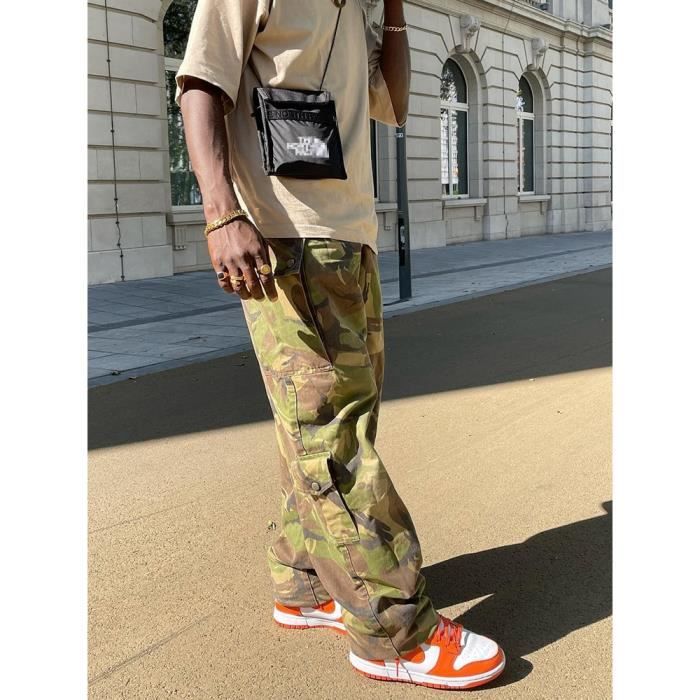 Pantalon militaire jaune clearance