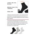 Chaussettes de sport pour homme Chaussettes en coton respirant Tous les jours Confortable Printemps-Été 39-44-2