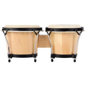 Bongos XDrum Pro Nature Set Avec Housse - 6,5" Et 7,5" Peaux Naturelles