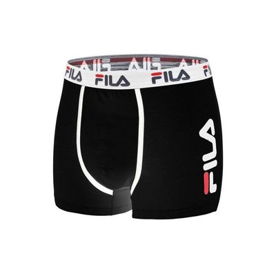 Boxer homme coton FILA Lot de 4 Confort Stretch Noir Noir Cdiscount Pret a Porter