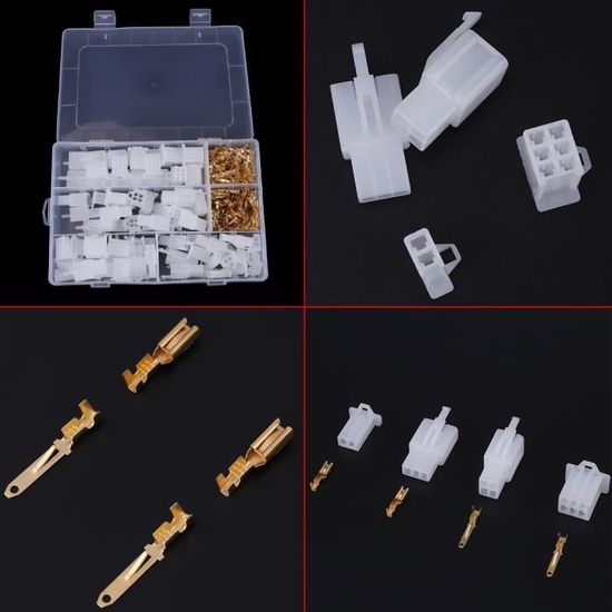 Kit De 808 Pièces Connecteurs électriques étanches Auto - 1 à 6 Broches, Câble 1,5 Mm², IP67 (pour Voiture, Moto, Bateau)