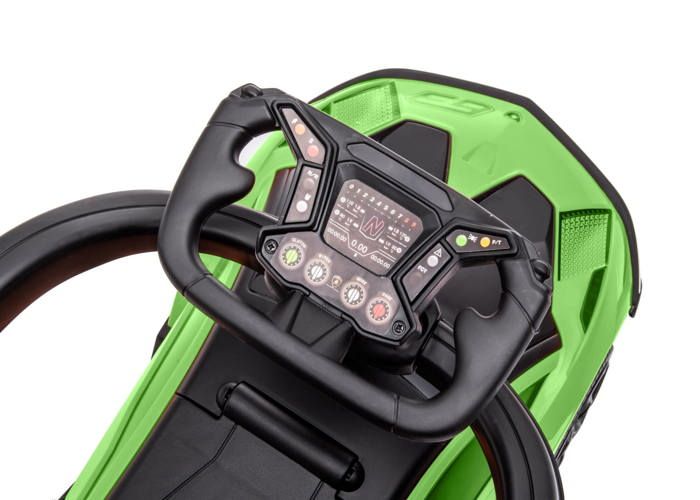 Porteur Lamborghini Essenza SC – 12-36 Mois, Volant Interactif, Repose-pieds, Rangement, Guidon Amovible, Vert