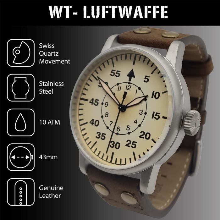 Montre pilote luftwaffe store