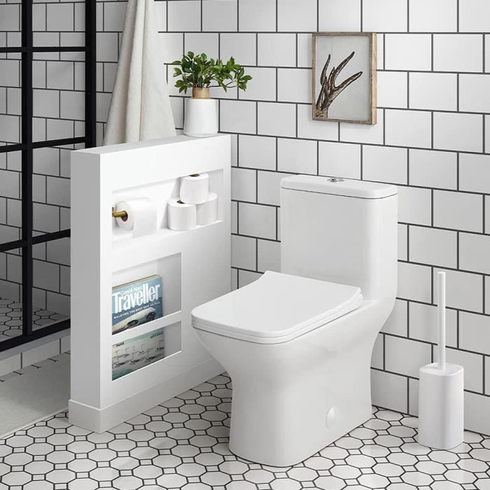 Lunette de shop toilette rectangulaire