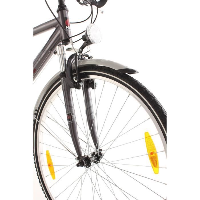 VTC homme 28 Helix gris TC 50 cm Cdiscount Sport