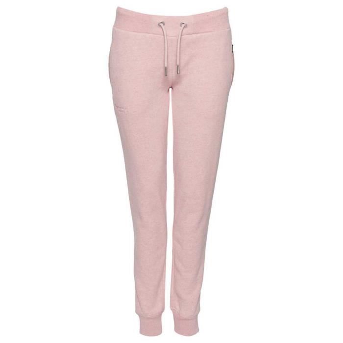 Pantalons de jogging Superdry Essential Logo La Soft Pink