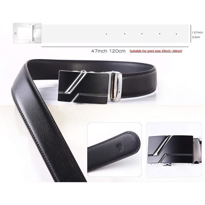 Set Homme EGON VON FURSTENBERG - Ceinture Synthétique 35mm X 125cm + Porte-clés - Dans Coffret Cadeau