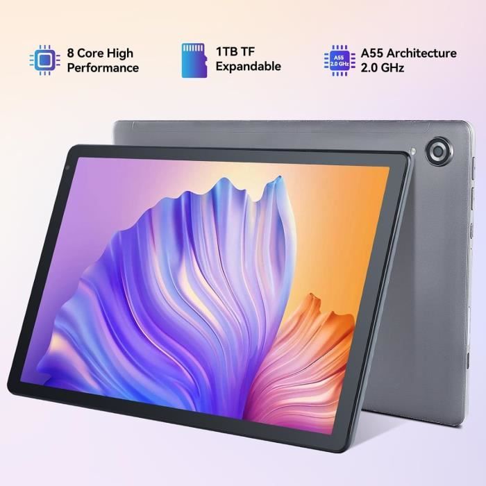 Tablette Android 13 De 10 Pouces 8-Core, 8 Go + 128 Go (Tf 1 To) 5 G-2,4 G  Wifi, Bluetooth 5.0, 5000 Mah Tablette Pc, 5 Mp + [J60] - Cdiscount  Informatique