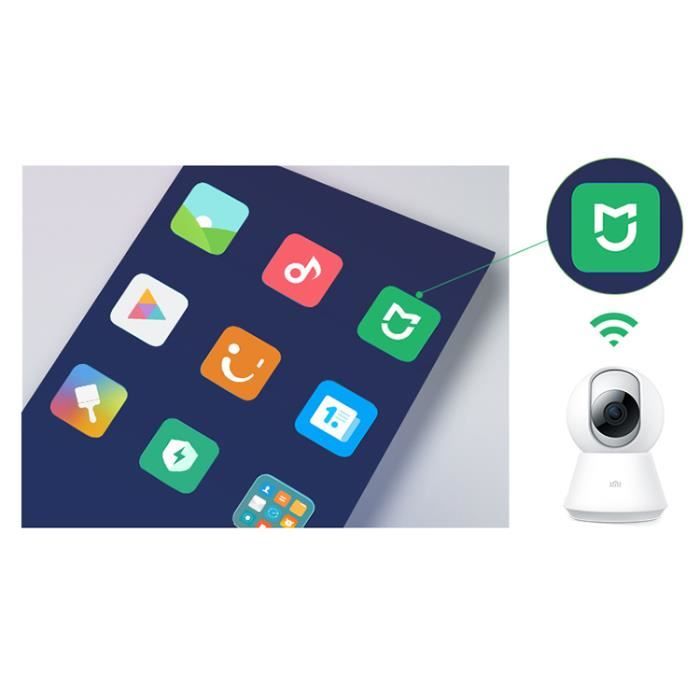 XIAOMI MIJIA Xiaobai Cam ra IP Intelligente Cam ra de Surveillance