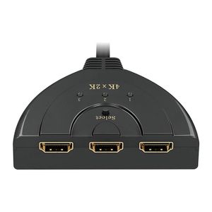 Commutateur Péritel (SCART) 1 Vers 5 - Switch Sélecteur Audio-vidéo Argenté, Occasion Fonctionnel