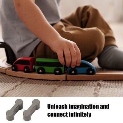 XURJUMI – 20 Connecteurs De Rails Pour Train En Bois – Compatible Brio, Duplo, Lillabo, Thomas – 3,5 Cm