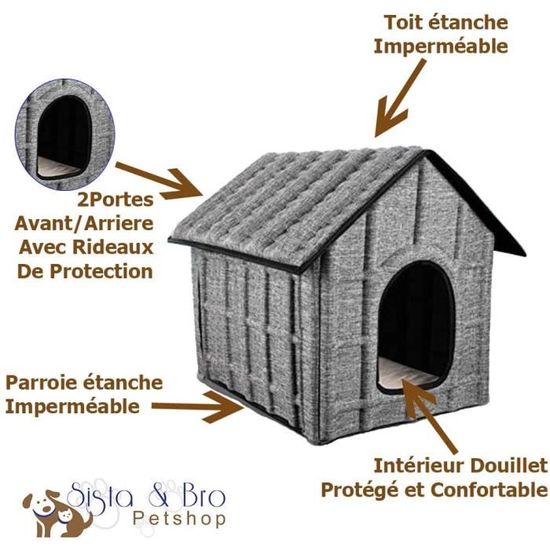 Maison Cabane Niche Pour Chat Exterieur Ou Interieur Materiau Impermeable Couchage Interieur Doux Et Confortable Demon Cdiscount Animalerie Maison Cabane Niche Pour Chat Exterieur Ou Interieur Materiau Impermeable Couchage Interieur Doux Et Confortable Demon Cdiscount Animalerie