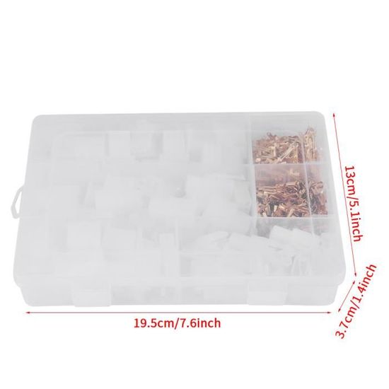 380 Pcs Connecteurs Électriques Automobile 2-6 Broches 2.8mm - Cosses Mâle Femelle Isolées Pour Voiture Moto Bateau