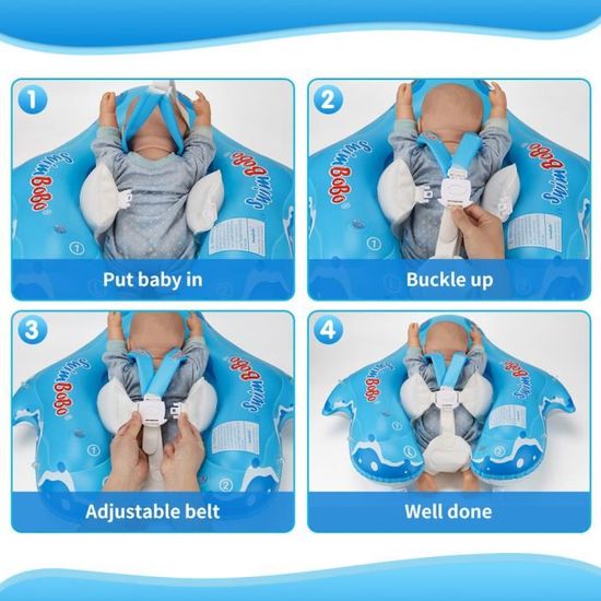 Bouée Bébé WAHAISON, Bouée Pour Bébé, Siège De Piscine Avec Auvent Amovible De Bouee Bebe Bouee Gonflable Pour Enfants Anneau De Natation Bouee Bebe 59210 B