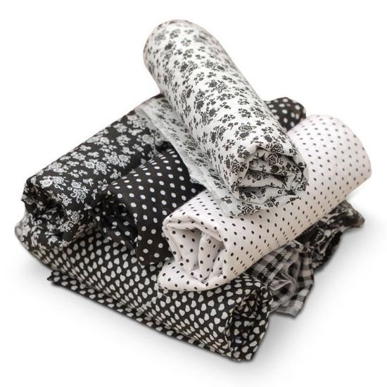 Coupon Tissu Carreaux Multicolore - 55 X 97 Cm, Coton, Fait En France, Neuf