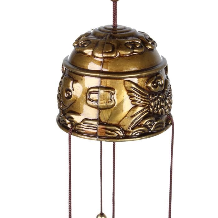 Carillons éoliens Porte-Bonheur pour l'extérieur, Carillon éolien Feng Shui  en métal avec 6 Cloches, Cadeau de décoration à Suspendr - Cdiscount Jardin