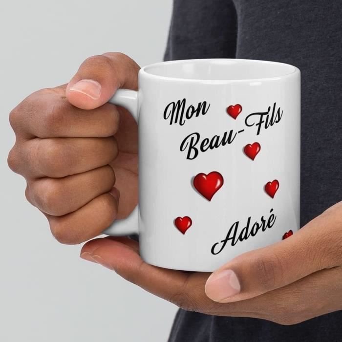 Mug Mon Beau Fils Adoré Je T'Aime Tasse Amour Gendre Haute Qualité Avec