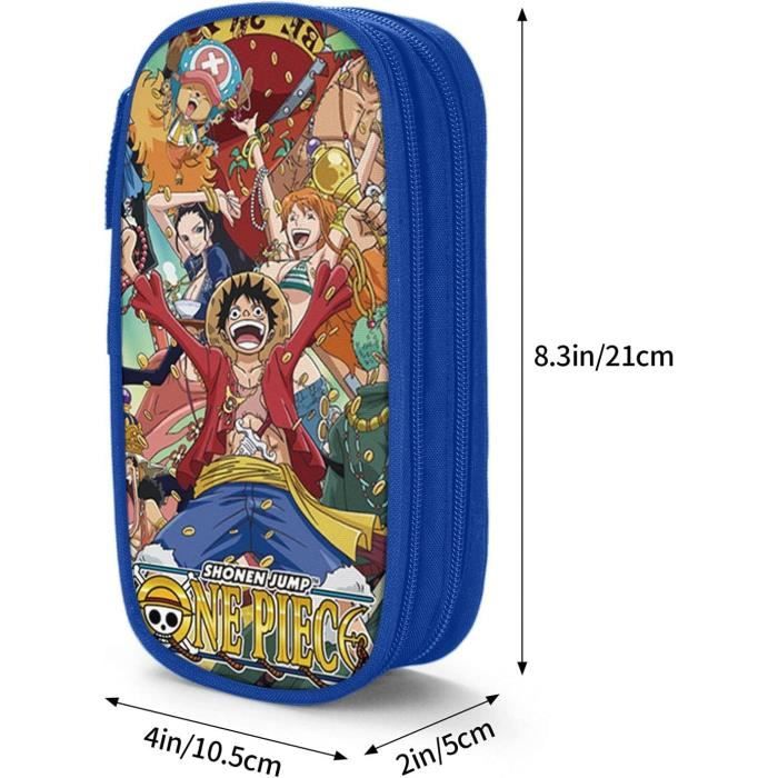 Trousse Scolaire One Piece Officielle – Trousse Ovale Avec Fermeture éclair – 22x7.5x11 Cm – Idéale école & Fournitures - 5