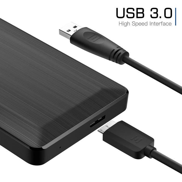 Disque Dur Externe Portable 8To Ultra-Mince 2.5 USB 3.1, Stockage HDD pour  PC, Mac, Ordinateur de Bureau, Ordinateur Portable. - Cdiscount Informatique