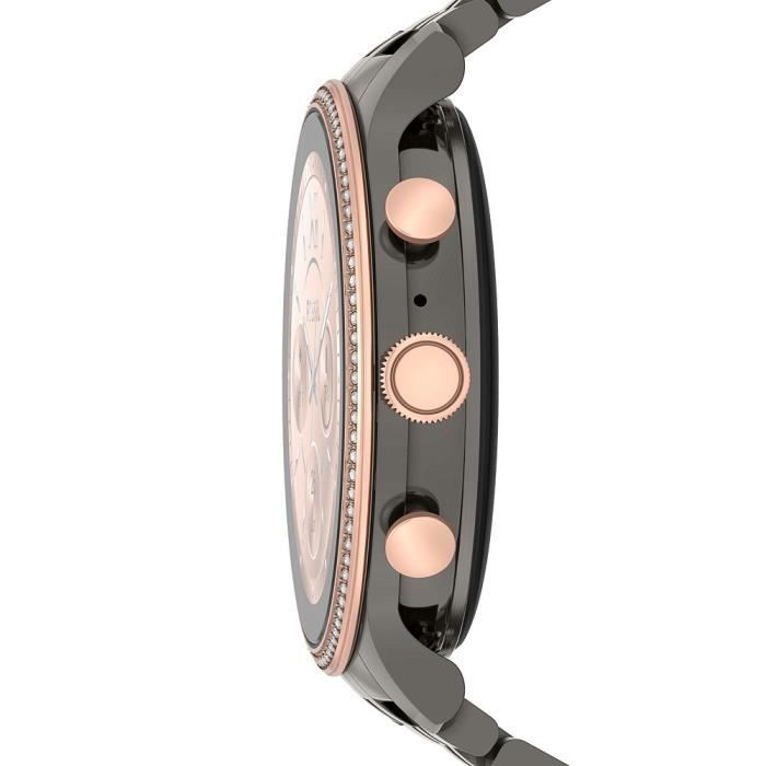 Montre Connect e Femme FOSSIL Q GEN 6 en Acier Gris 235037