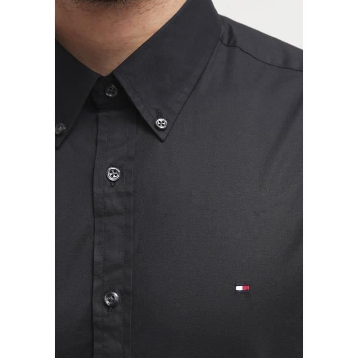 CHEMISE TOMMY HILFIGER HOMME Noir Cdiscount Pr t Porter