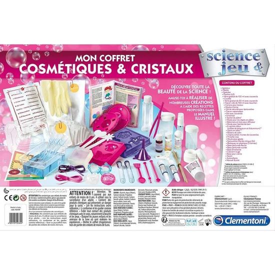 Clementoni coffret cosmetique et cristaux Clearance