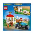 LEGO® 60344 City Le Poulailler, Jouet sur les Animaux de la Ferme, avec Quad, pour Garçons et Filles de 5 Ans et Plus-5
