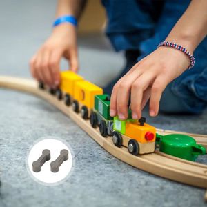28 Connecteurs De Voie Train – Adaptateurs Compatibles Brio Et Duplo, Pour Enfants 3-5 Ans, Extension Rails Bois