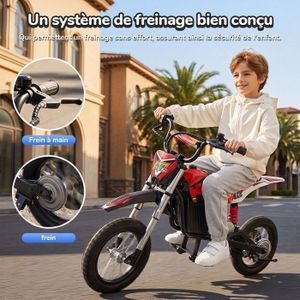 Jouet Moto éducatif – Modèle 2-en-1 Transformable, Cadeau Créatif Enfant à Partir De 3 Ans