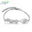 7/" Maman Bracelet jonc femme acier inoxydable Bracelet de Fille Fête Mères Cadeau