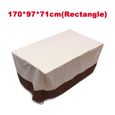 Housse table jardin 170