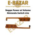 Nappe Contacteur Bouton Power et Volume Câble flexible Nintendo Switch Lite - EBAZAR - Doré - Garantie 2 ans-0
