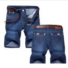 ECELEN Short en jean décontracté pour homme - Été - Stretch - Slim Fit - Bleu6