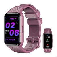 Blackview Montre Connectée Femme avec Fréquence Cardiaque/ SpO2/Podomètre/100+ Modes Sportifs /2 Bracelets/Android iOS-Violet