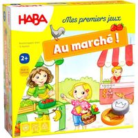 HABA - Mes premiers jeu - Au marché - Jeu de société enfant - Jeu d'observation,d'imitation