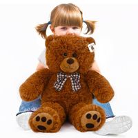 Nounours Teddy Bear - Grand ours en peluche - L - Brun Chambre enfants