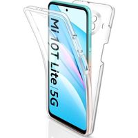 Coque pour Xiaomi MI 10T LITE 5G - Housse Etui Silicone Intégrale Transparent 2 Parties Avant Arrière Emboitable Phonillico®