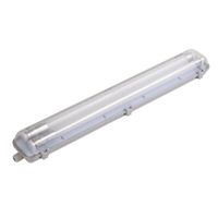 Kit de Réglette LED étanche + Tube Néon LED 60cm T8 18W - Blanc Neutre 4200k - 5500k - SILUMEN